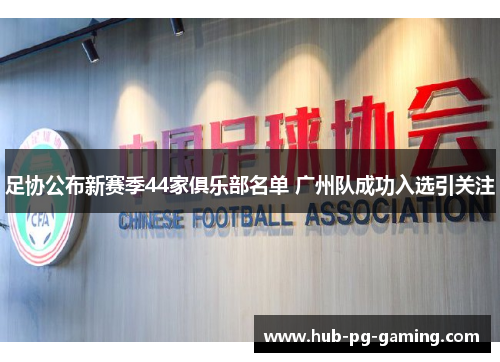 足协公布新赛季44家俱乐部名单 广州队成功入选引关注 足协公布新赛季44家俱乐部名单 广州队成功入选引关注