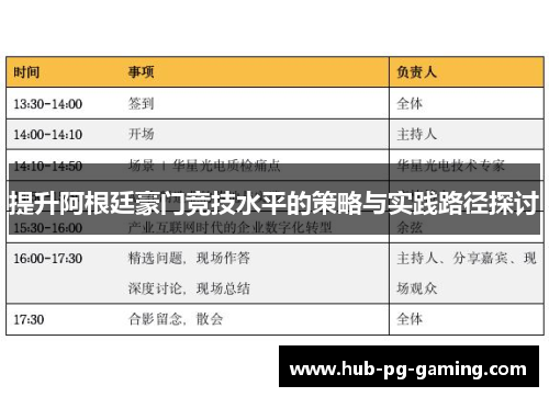 提升阿根廷豪门竞技水平的策略与实践路径探讨